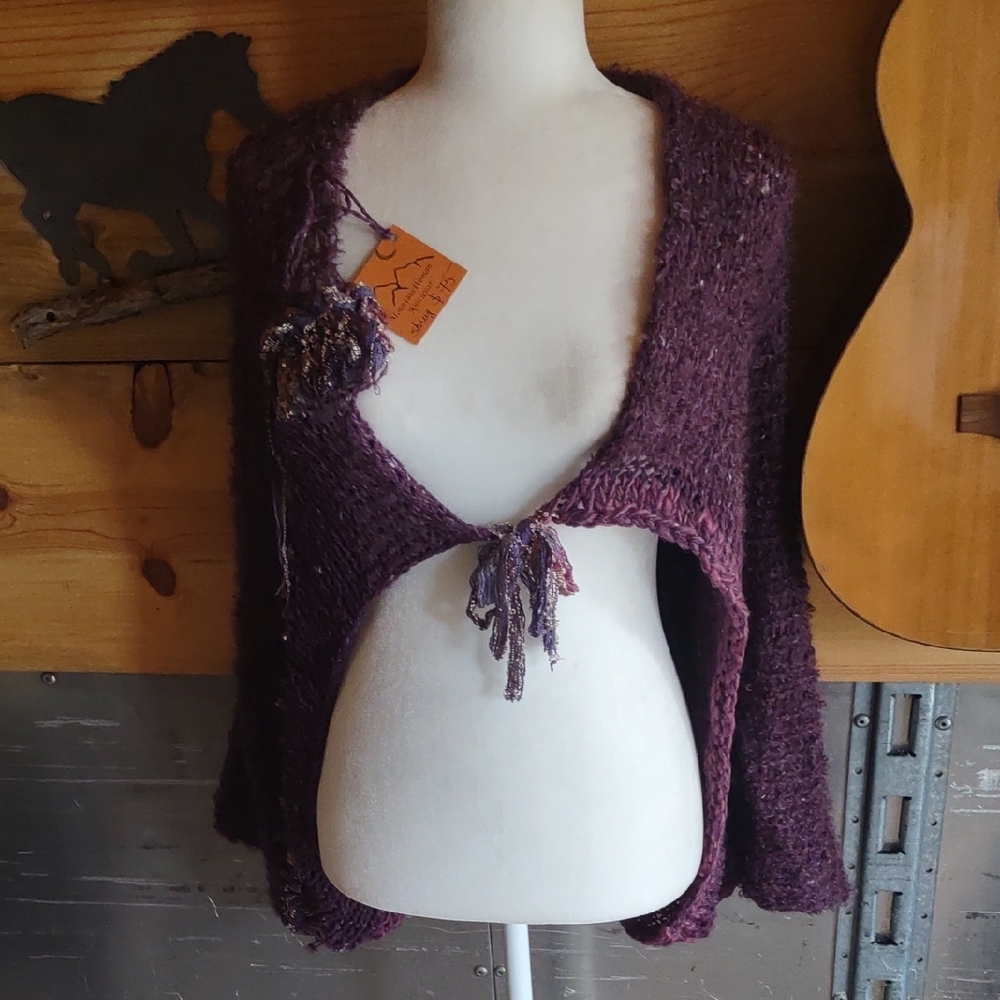 Artful Open Knit Shrug/Shawl